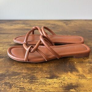 Madewell Tan Strappy Sandals
